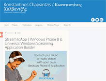 Tablet Screenshot of chalvantzis.com